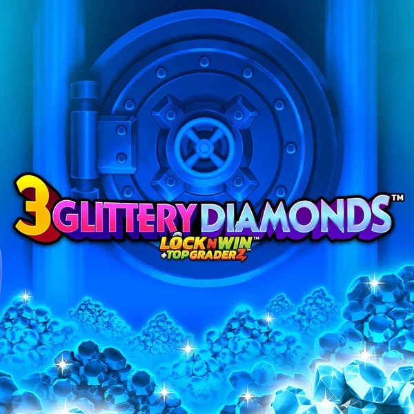 3 Glittery Diamonds game by PearFiction Studios – logo hosted on Astromania Casino