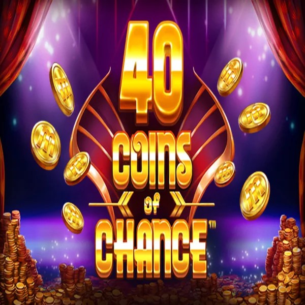 Official Slots logo: 40 Coins of Chance by SYNOT Games at Astromania Casino