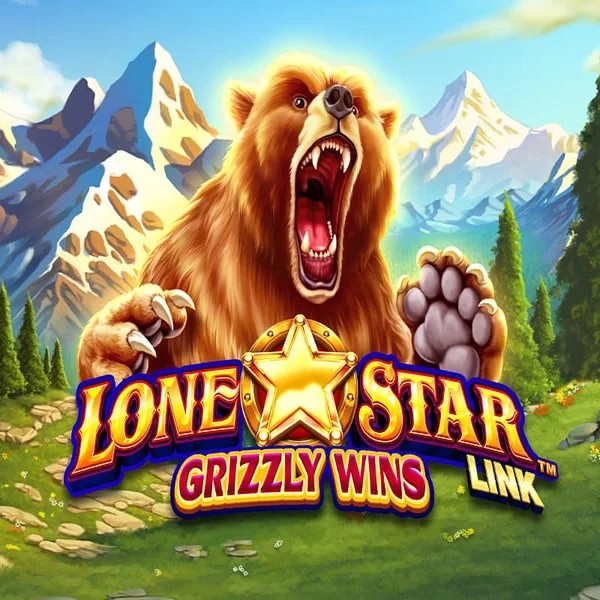 Official Slots logo: Lone Star Link Grizzly Wins by Greentube at Astromania Casino