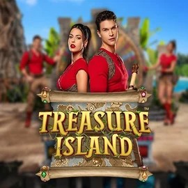 Official Live Casino logo: Treasure Island by Pragmatic Play at Astromania Casino